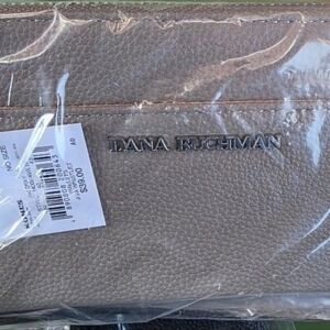 Dana Buchman Gray Pebbled Leather Wallet